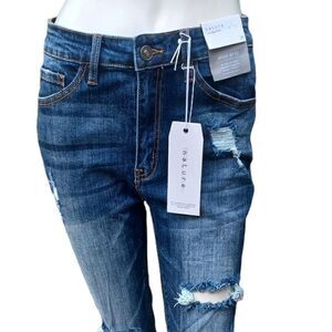 541727......Nature Deconstructed Skinny Jeans Size 13/30, 10"Rise